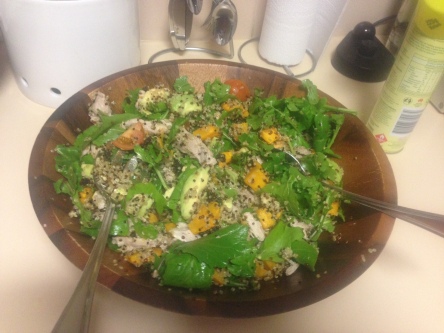 Awesome chicken and quinoa salad!